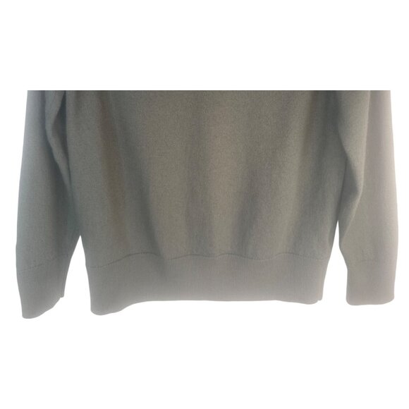 Banana Republic Medium Merino Wool Sage Green Collared Pullover Sweater - Picture 7 of 12